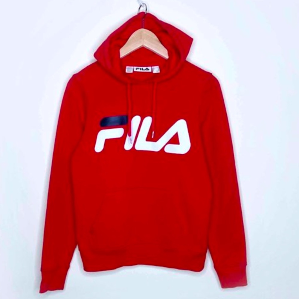 Red Fila Sweater